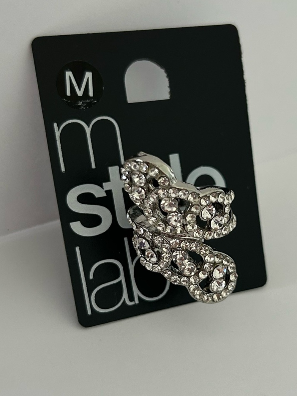 Rhinestone Statement Art Deco Wrap Ring by Topshop ‘M Style Lab’ MStyleLab - NWT
